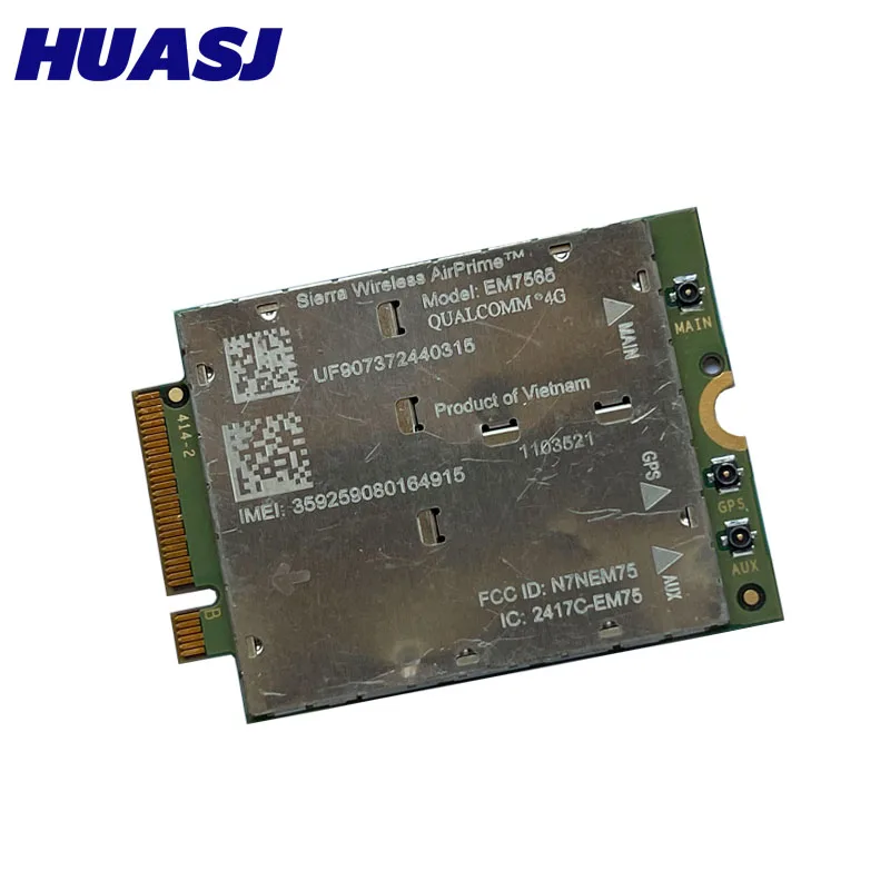 HUASJ sierra Wireless EM7565 4G LTE CAT-12 600Mbps NGFF Module Cat12 NGFF Module Cat12 For laptop