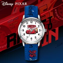 Disney-Reloj de pulsera de cuarzo para niños y adolescentes, cronógrafo de dibujos animados de Cars Pixar, impermeable, luminoso, para estudiantes