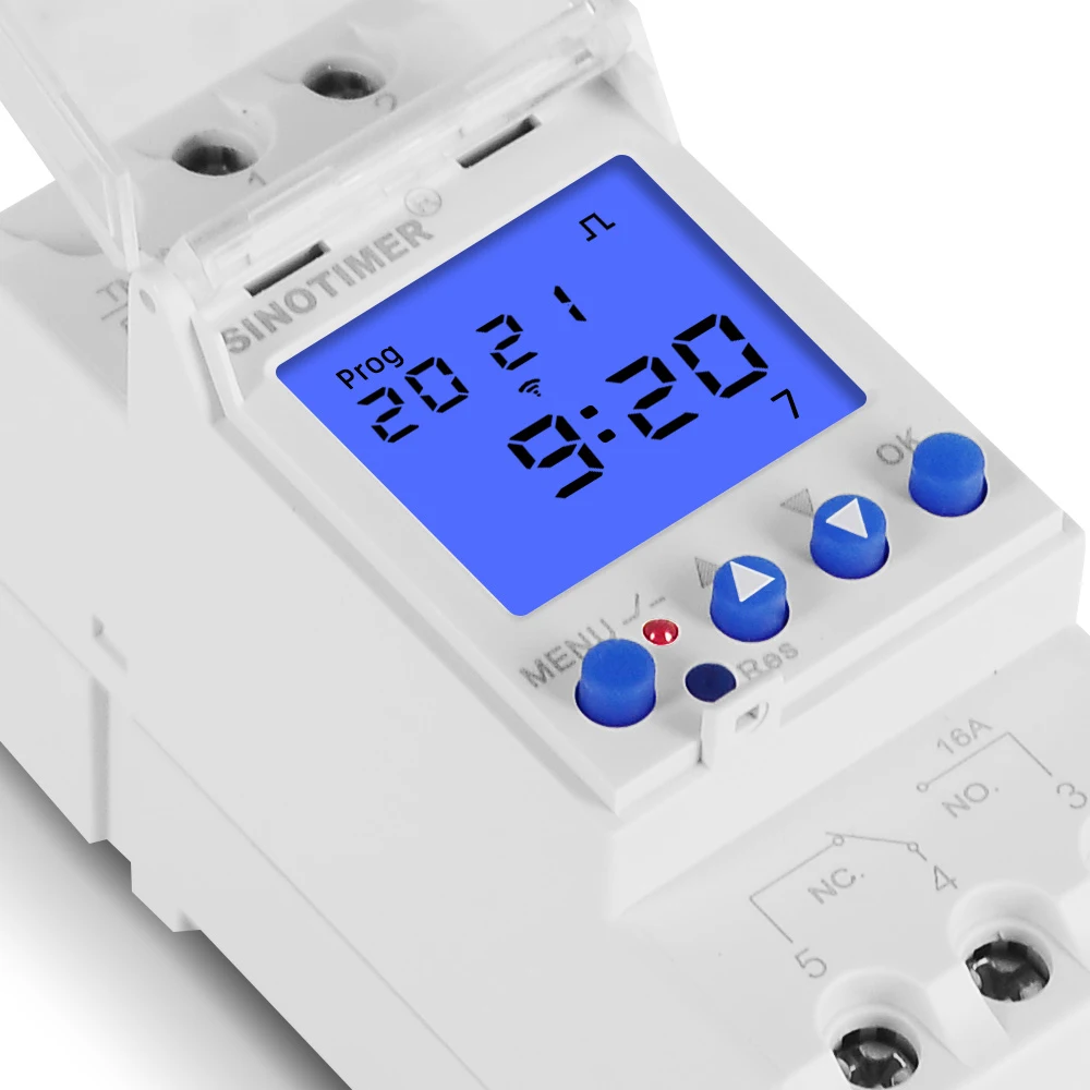 TM920AKL Electronic 3 IN 1 Digital 7 Days Programmable Timer Switch With Pluse Countdown Function Din Rail Time Relay 85-265VAC