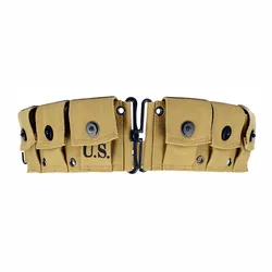 2024 WWII WW2 US ARMY TEN AND SIX  CELL CANVAS POUCH  TACTICAL POCKETS TOOL POUCH BAG KHAKI