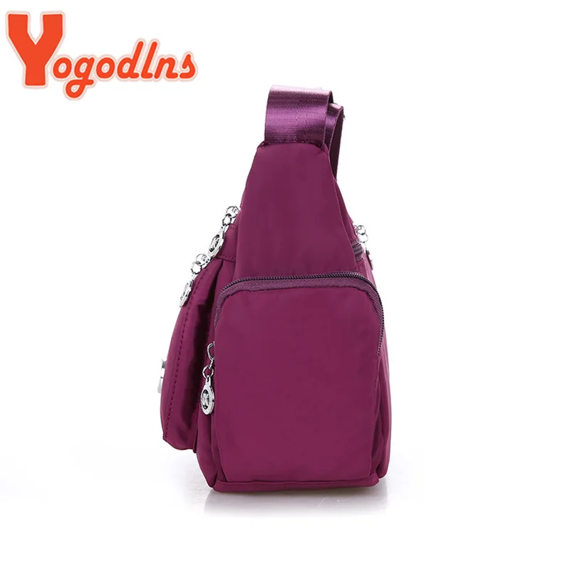 Yogodlns Tas Bahu Tahan Air Oxford Tas Selempang Kasual Wanita Tas Tangan Belanja Multifungsi Tas Messenger Kapasitas Besar