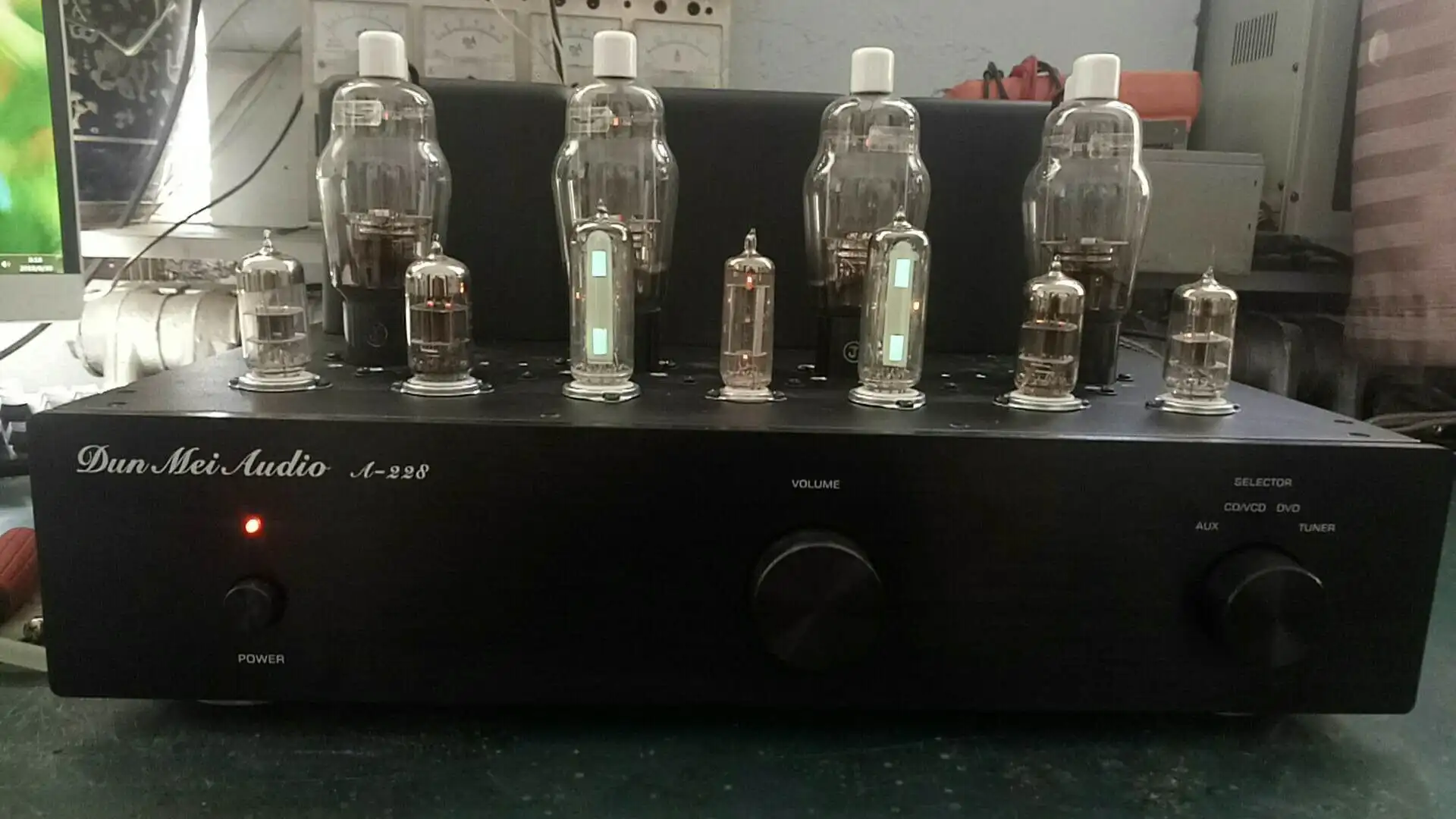 Verbesserte Version High-Fidelity-Hifi 50W 50W FU-7 (807) Röhren verstärker Push-Pull-Röhren verstärker Röhre: 6 h3n 、 6 h1n