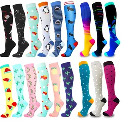 Unisex Compression Socks Athelete Soccer Stockings Pressure Socks Dropship Compress Socks For Varicose Veins Edema Diabetes