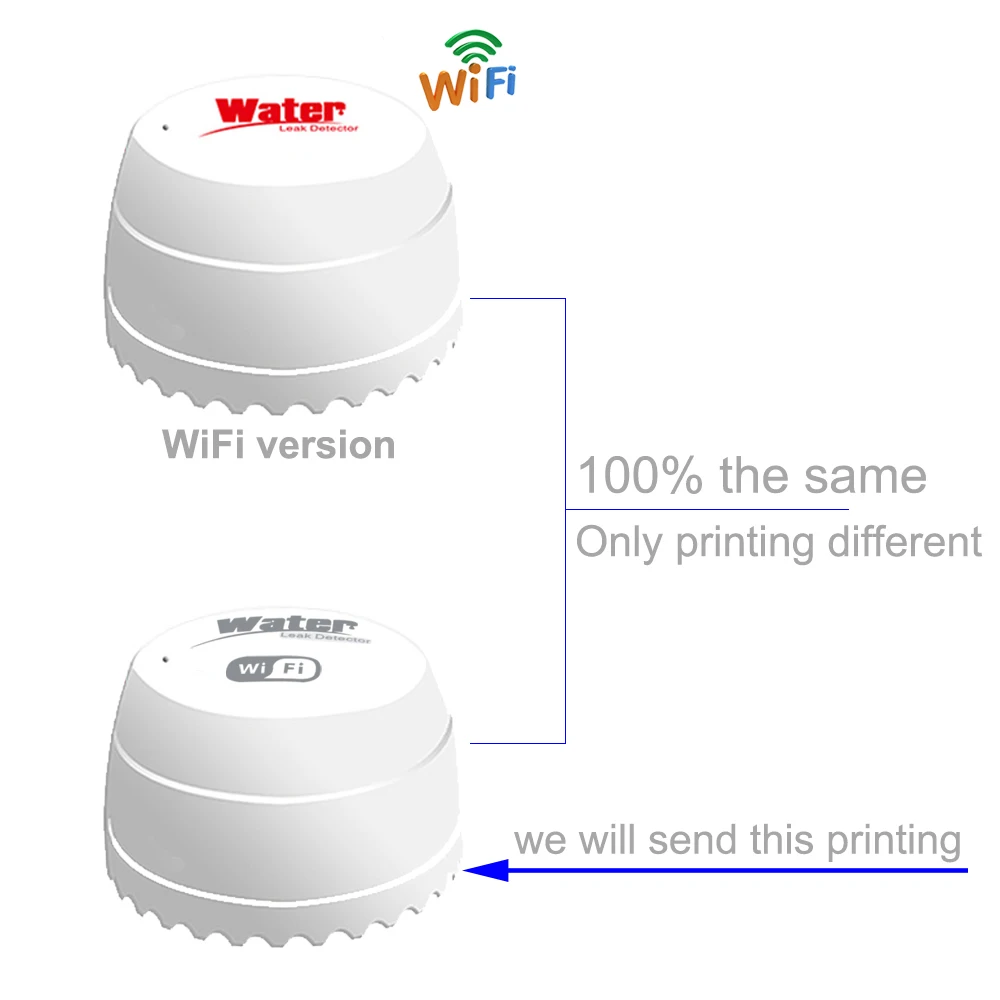 Wifi Leak Detector Water Detector Leakage Sensor Smart Home Alarm Tuyasmart Smart Life APP Flood Alert Overflow Security