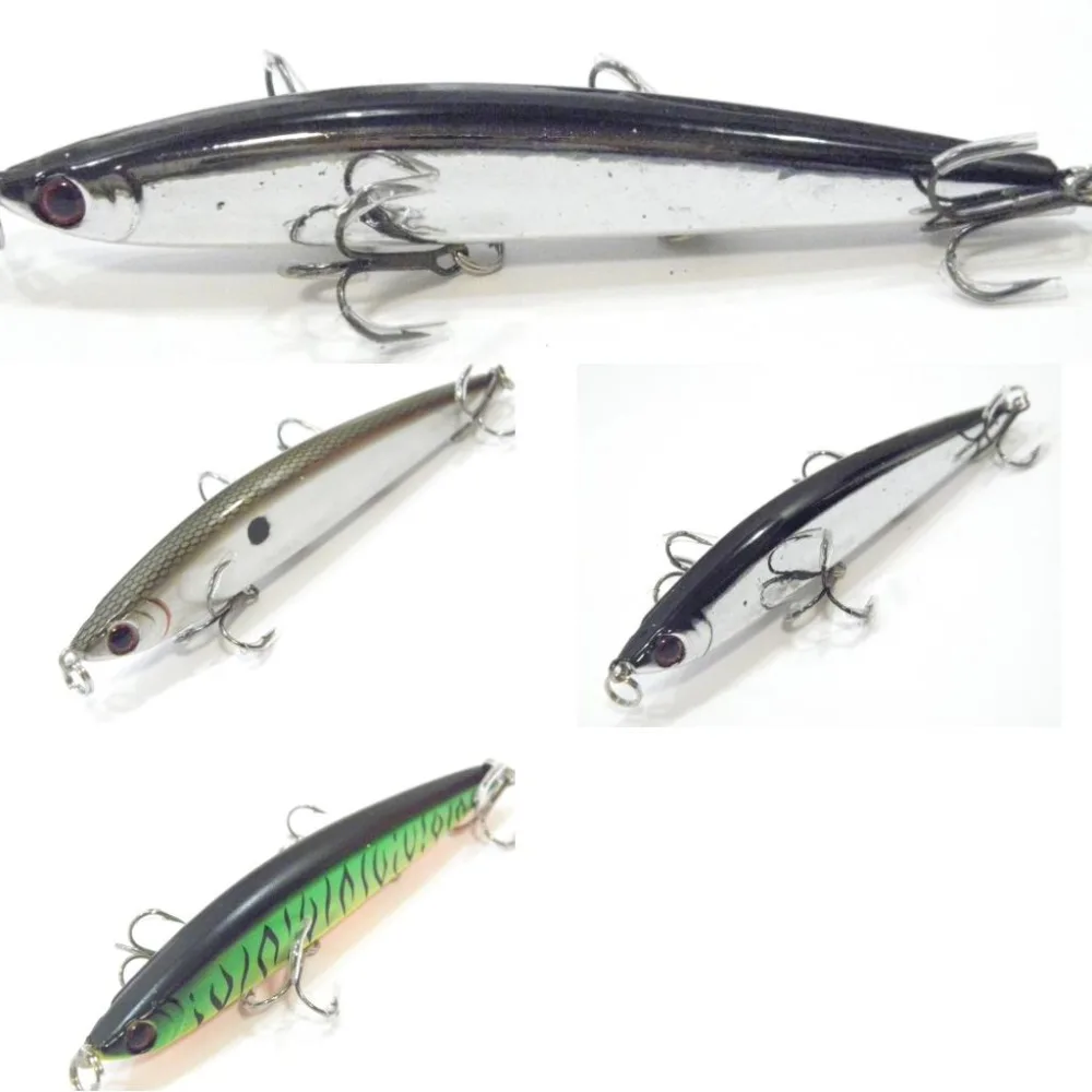 

wLure 11cm 21.5g Minnow Twitch Hard Bait Heavy Sinking Long Casting Walk the Dog Epoxy Coating Fishing Lure M717