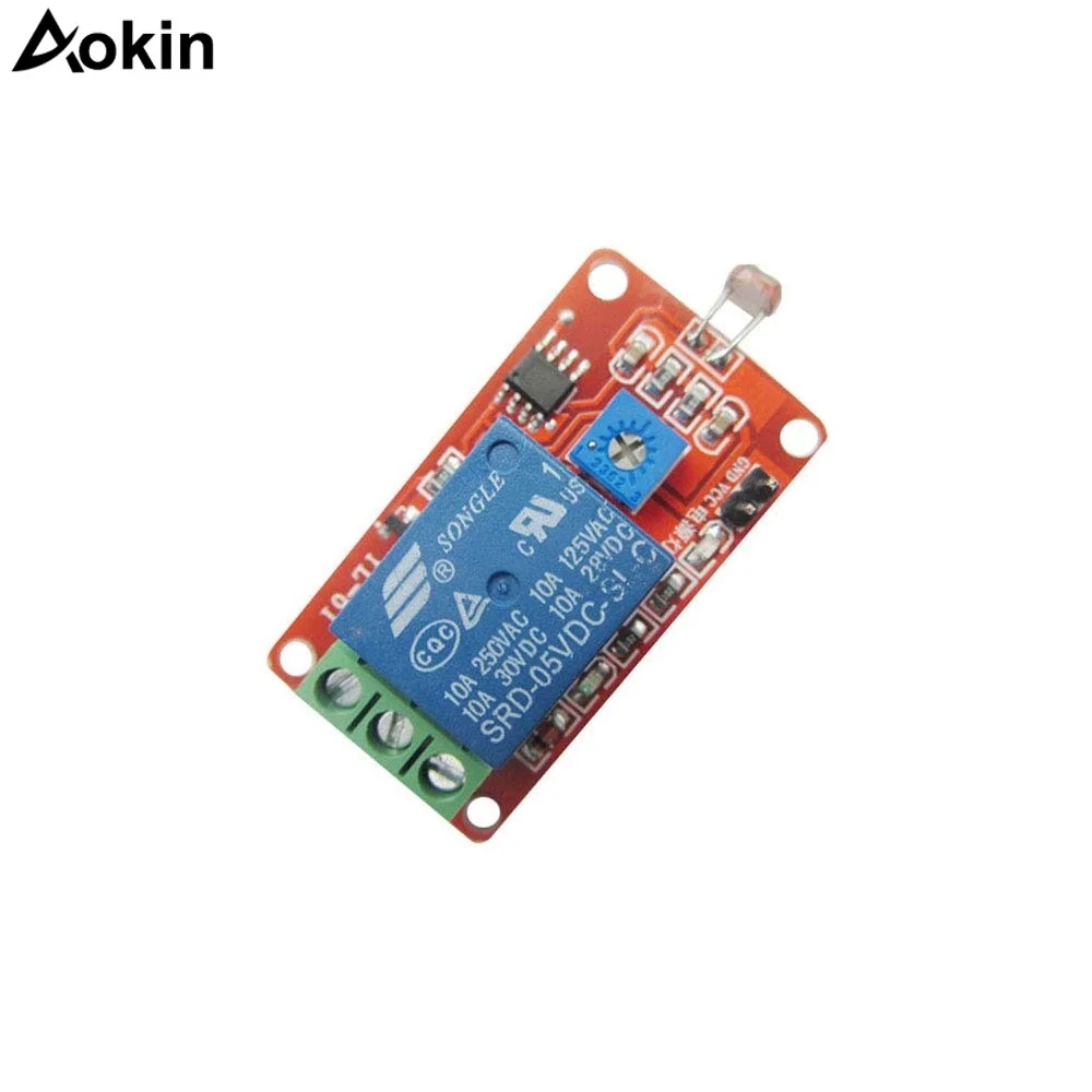 LSR 감광 센서 릴레이 감광 광 릴레이 모듈 5V Arduino DIY 용