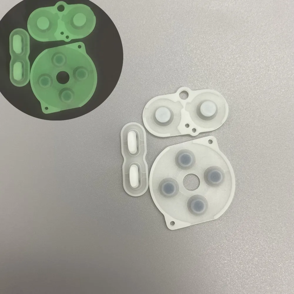 Almohadillas de goma para accesorios de juego de alta calidad, almohadillas de silicona para Gameboy Color GBC