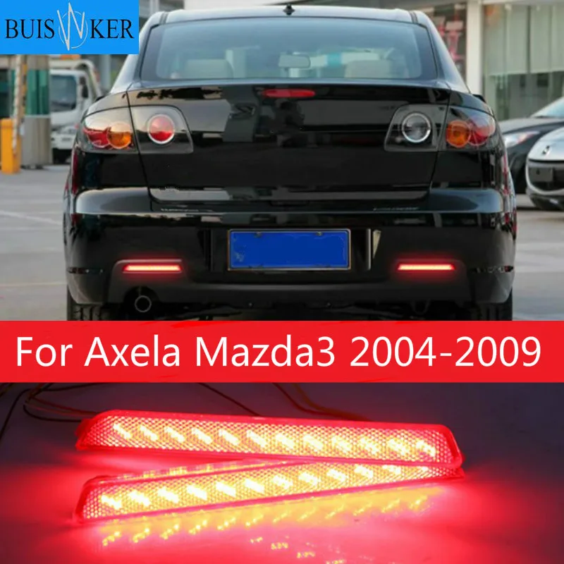 

Rear Foglight Lamp Garnish Reflector Bumper Fog Lamp For Mazda For Axela Mazda3 2004 2005 2006 2007 2008 2009