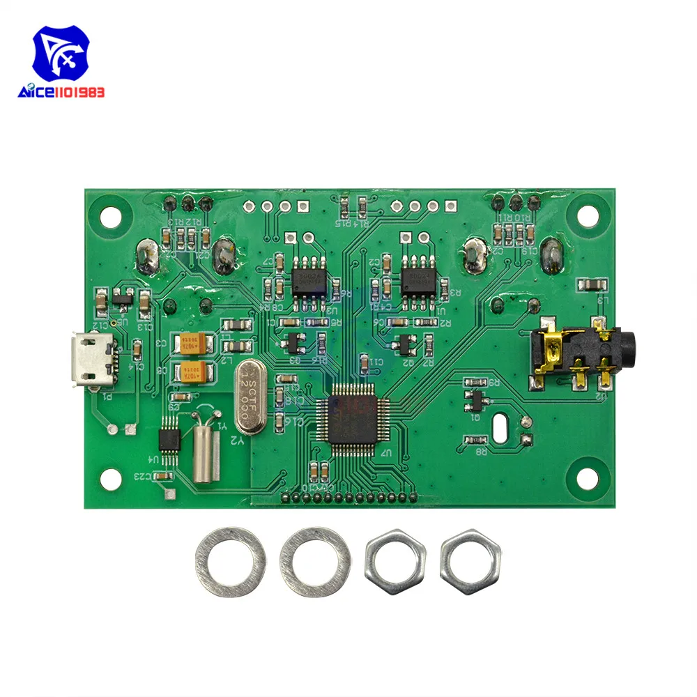 Modulo ricevitore Wireless Radio FM Stereo diymore Display LCD digitale DSP PLL 87.0MHz-108.0MHz con Encoder e manopola