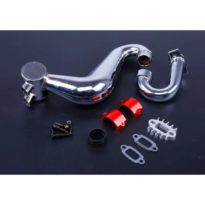 SS silencer resonant exhaust pipe Power riser pipe for 1: 5 gasoline RC vehicle fits ROVAN KM HPI BAJA 5B 5T 5SC