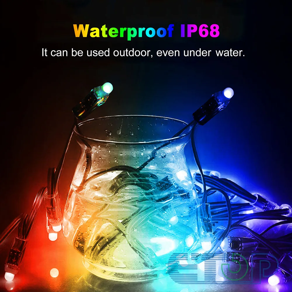 Smart Fairy String Lights, Freecube 33FT Rgb Led String Lights Voor Indoor Outdoor Decoratieve Slaapkamer Patio, App Controle