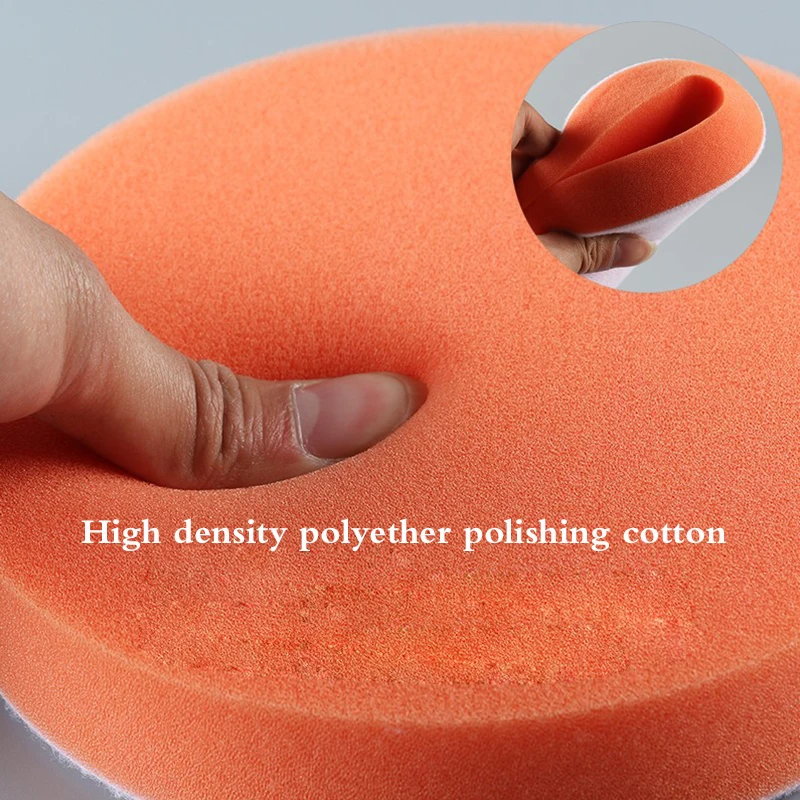 Car Beauty Waxing Polishing Pad Set Sponge Wheel Wool Polishing Plate Velcro Plate Self-adhesive Disk Polishing Wheel