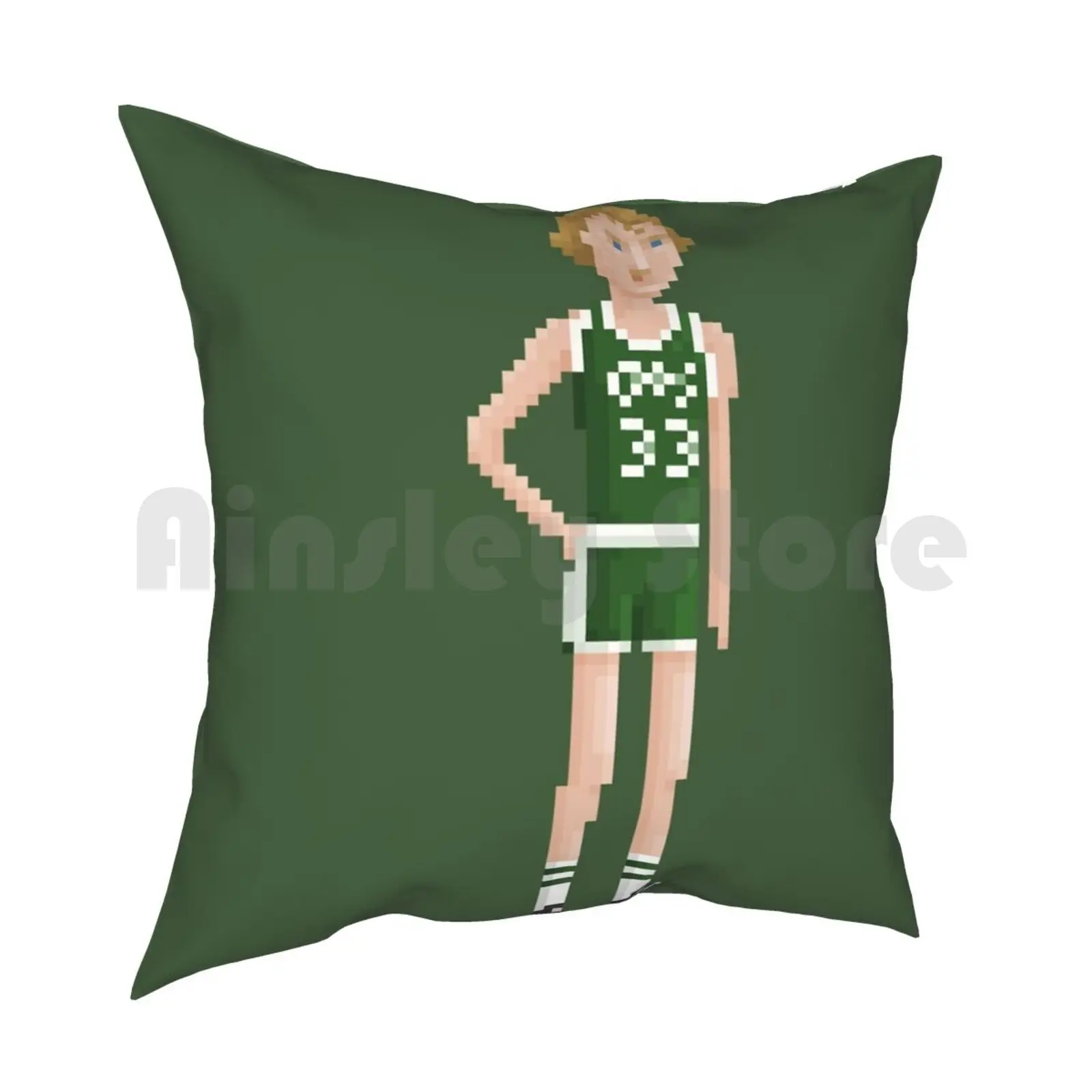 Bird Pillow Case Printed Home Soft Throw Pillow Larry Bird Magico Basketball Basket Final Mvp Player Legend Fame Dream