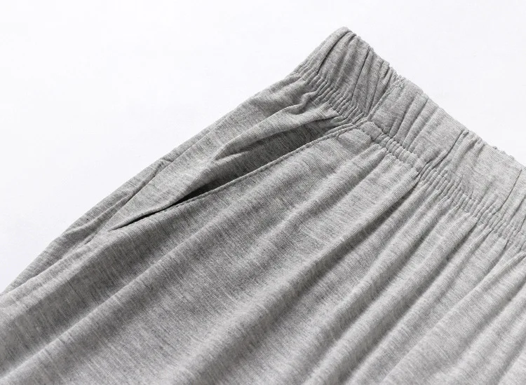 Winter Male Modal Sleeping Pants Solid Sleep Trousers Mens Pajamas Bottoms Soft Sleepwear Pyjama Homewear 2026 Spring Autumn 4XL