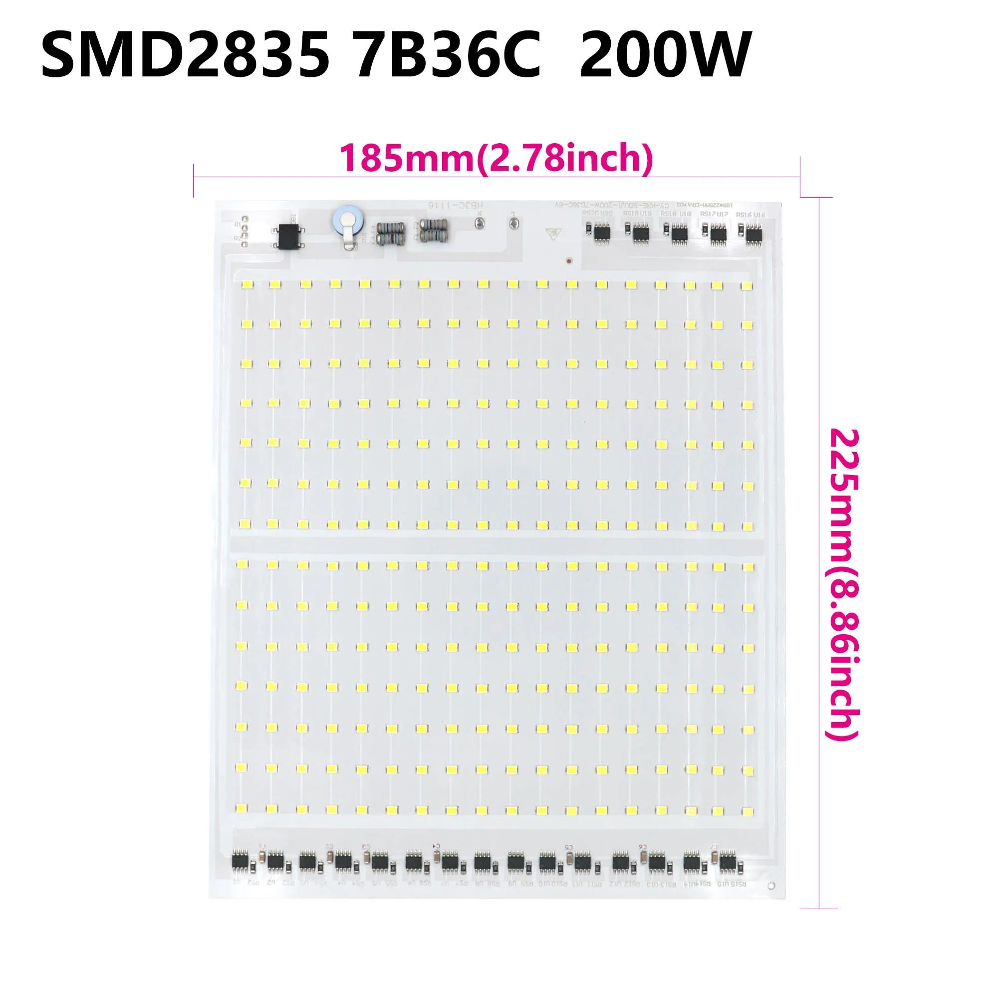 LED SMD283510W 20W 30W 50W 100W 150W 200W AC220-230V inteligentny IC nie ma potrzeby kierowcy DIY światło halogenowe Led żarówka Spotlight lampa