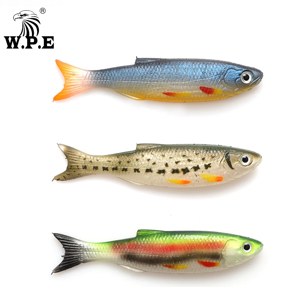 W.P.E Jig Head 90mm – Señuelo vinilo con ojos 3D - imagen 5
