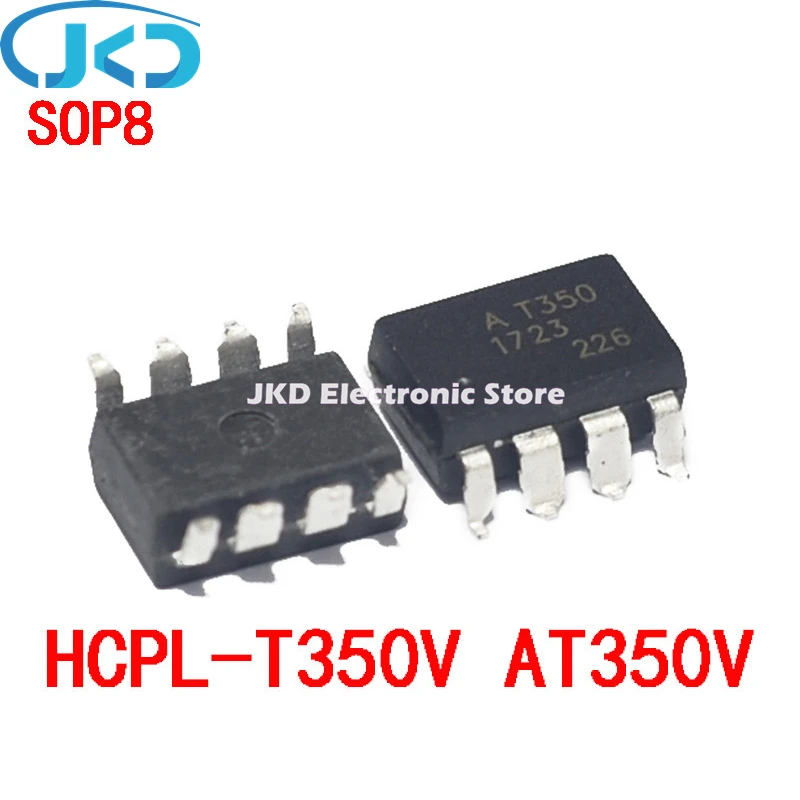 10Pcs AT350 SOP-8 ACPL-T350 HCPL-T350 AT350V SOP8 Optocoupler