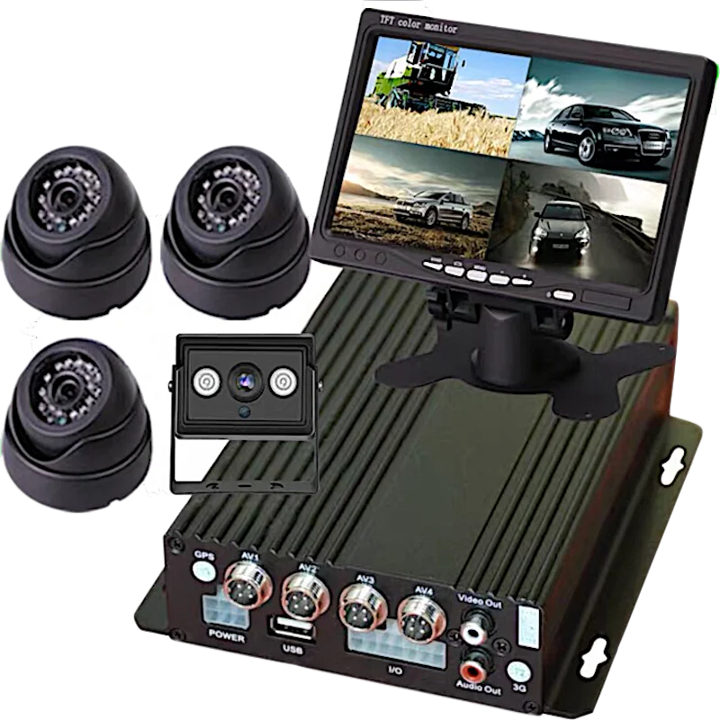 Super Professionelle Fahrzeug Mobile DVR H.265 Video Monitor BUS/LKW/VANS CCTV GPS 4G 3G WIFI HDD/SD Karte 1080P TrackMobile MDVR