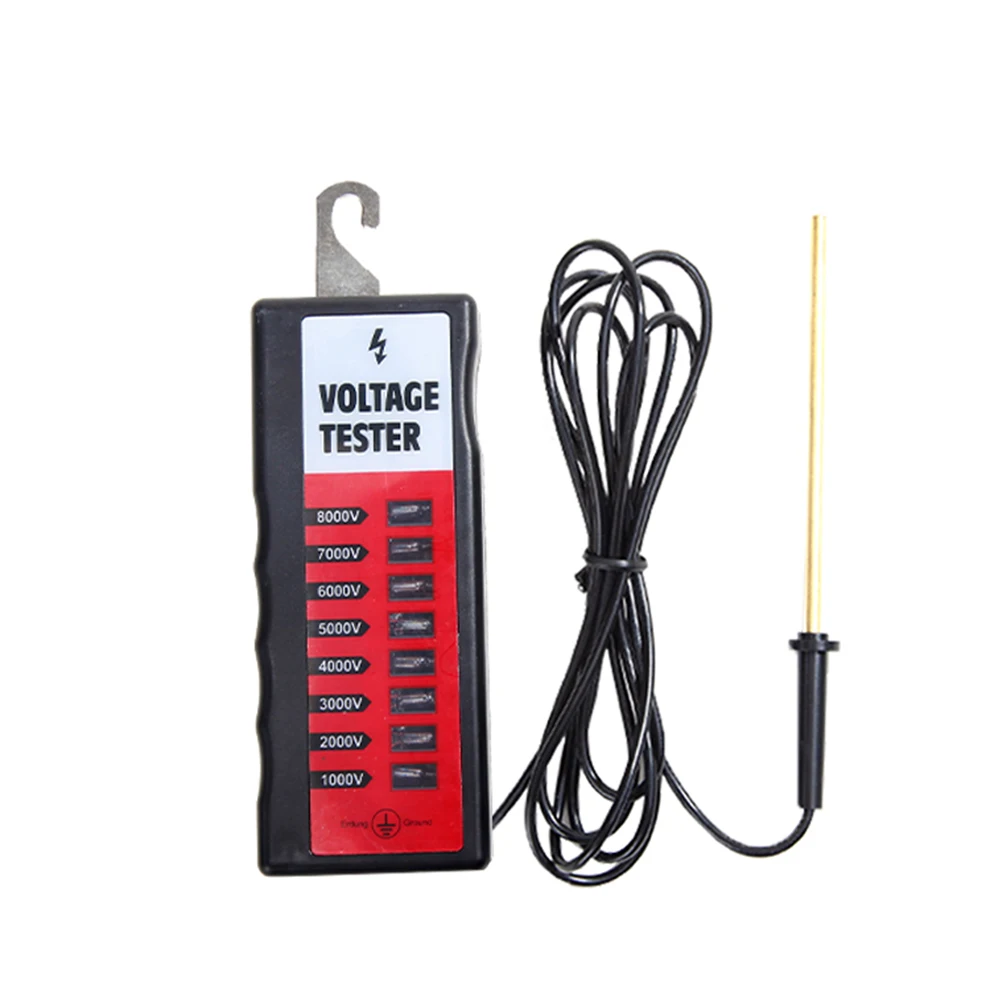 8โคมไฟ600V-8000V โวลต์ Neon รั้วไฟฟ้า Tester รั้วไฟฟ้าแรงดันไฟฟ้า Tester