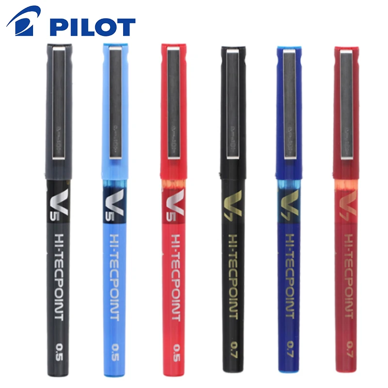 

5 Pcs/Lot Pilot BX- V5/V7 gel pens 0.5mm/0.7mm high quanlity Multicolor ink school & office stationery Writing supplies