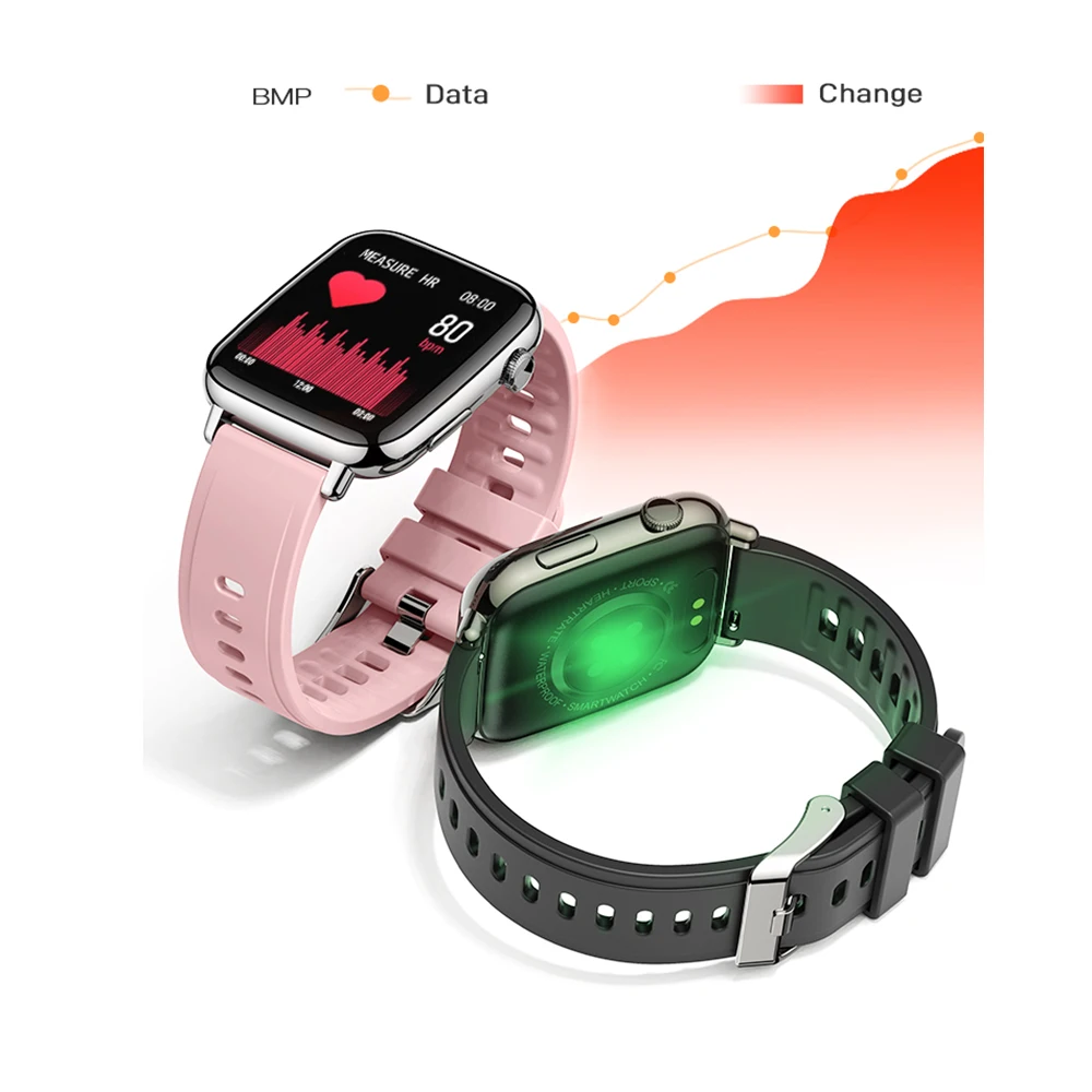 Uhoofit-reloj inteligente P41 para hombre y mujer, accesorio de pulsera resistente al agua IP67 con control del ritmo cardíaco y del sueño, compatible con iOS, Android y teléfono Xiaomi
