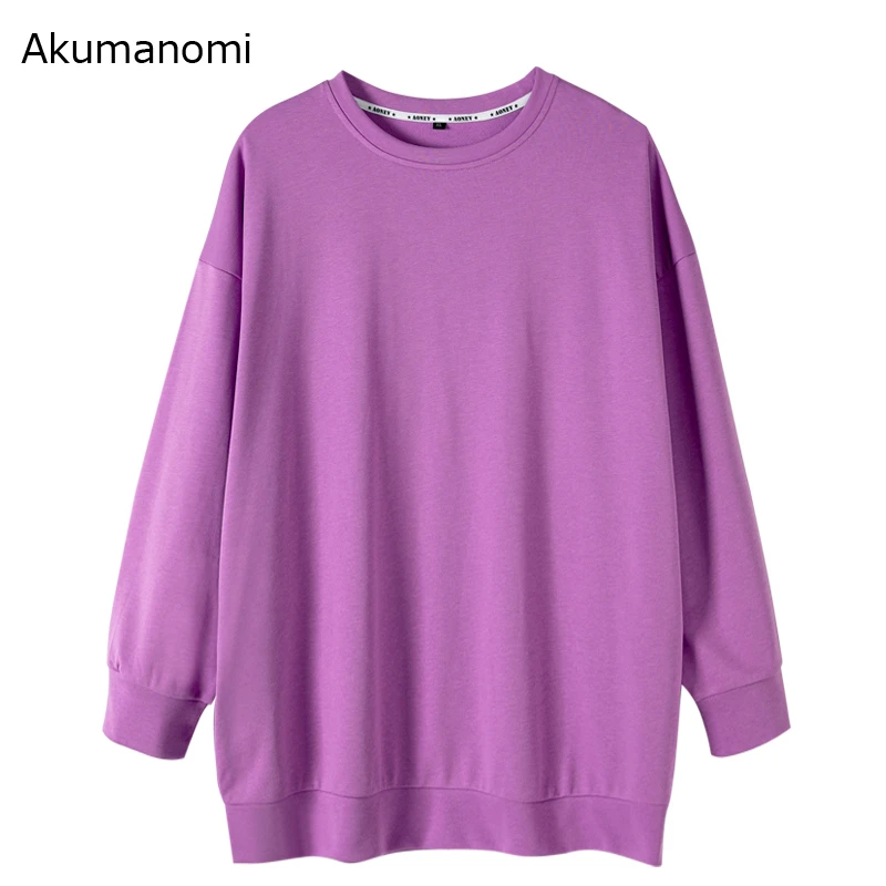 Hoodies de tamanho grande feminino, camisola Harajuku coreana, tops, preto, cinza, cáqui, bege, roxo, plus size, 7XL, 6XL, 5XL, 43xxl