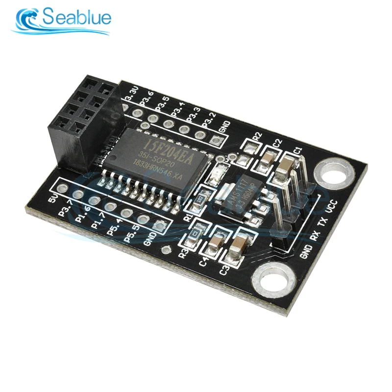 STC15F204 ESP Drahtlose Entwicklung Bord NRF24L01 Buchse Modul Drahtlose Serielle Interface Modul Mikrocontroller Für Arduino