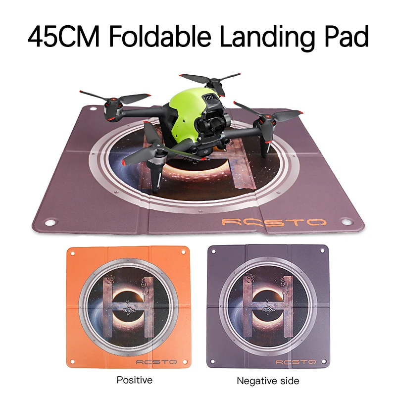 for-dji-mavic-pro-mini-air-2s-spark-phantom-fpv-combo-drone-foldable-landing-pad-45cm-drone-parking-apron-pad-accessories