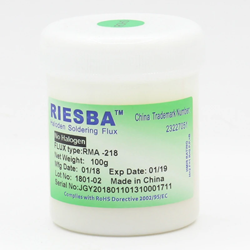 

RIESBA RMA-218 100g Solder Paste Flux BGA Solder Flux for SMT Reballing or welding chip