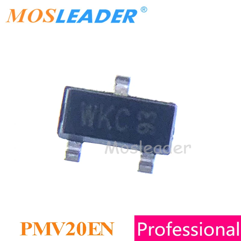 

Mosleader PMV20EN SOT23 3000PCS PMV20E PMV20 N-Channel 20V 3A 7.6A Made in China High quality