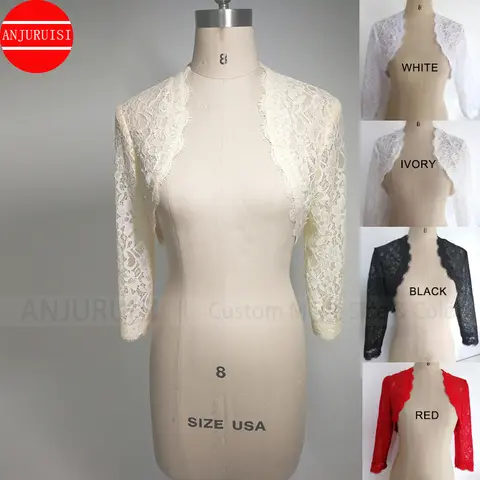 Lace Bridal Bolero Jacket ANJURUISI