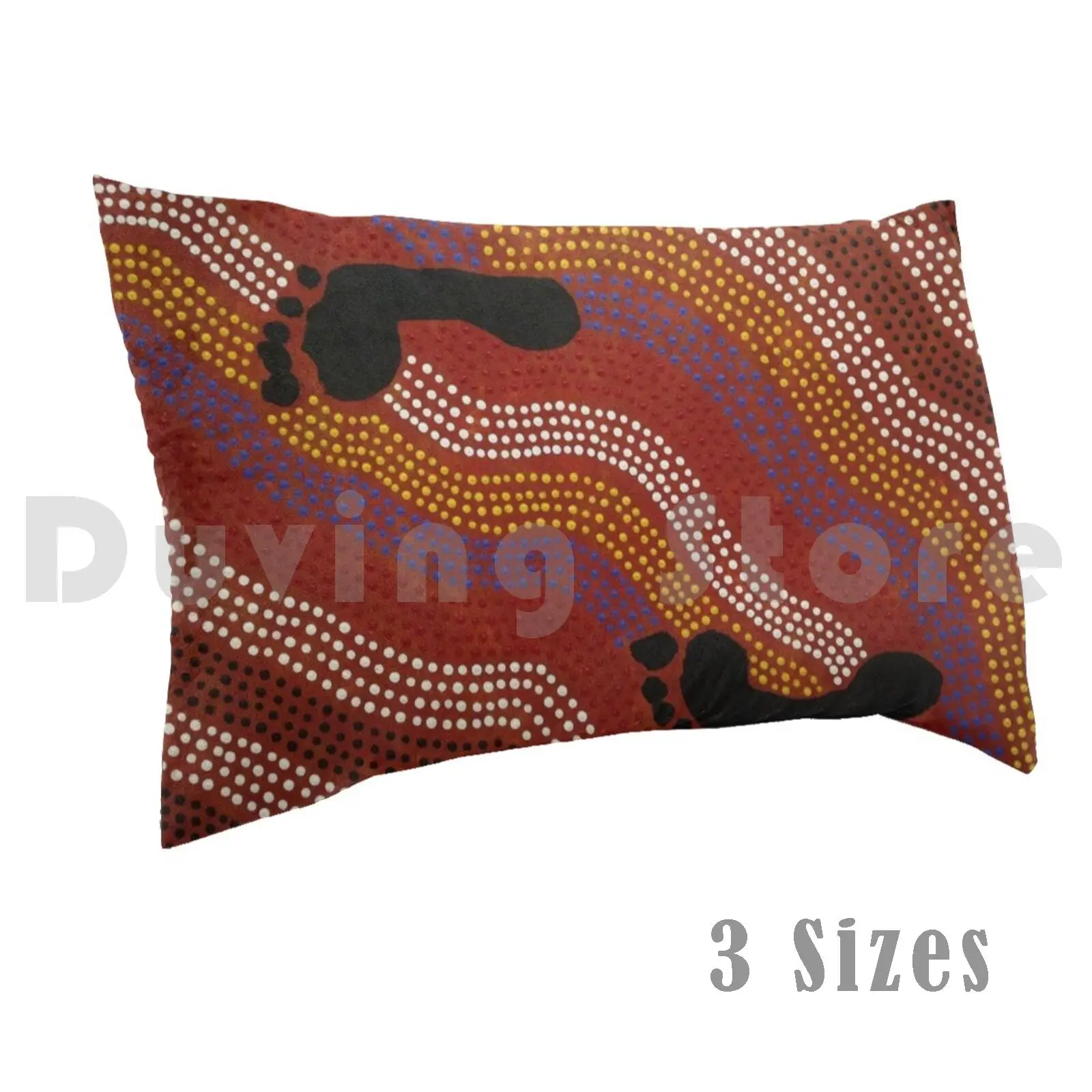 Pillow Case Foot Steps 44 Davidpeake David Peake Davepeake Dave Peake Peake Desert Australia