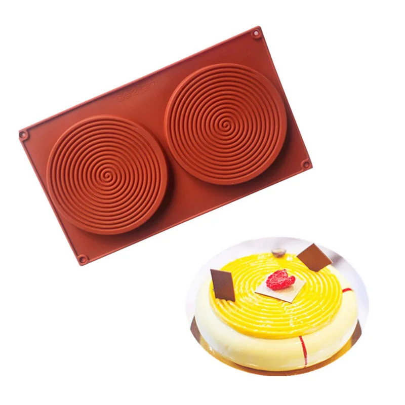 

3D Silicone Molds Mosquito Circles-shaped Mousse Cake Silicone Mold Cake Decorating Tool Fondant Chocolate Mould Baking Bakeware