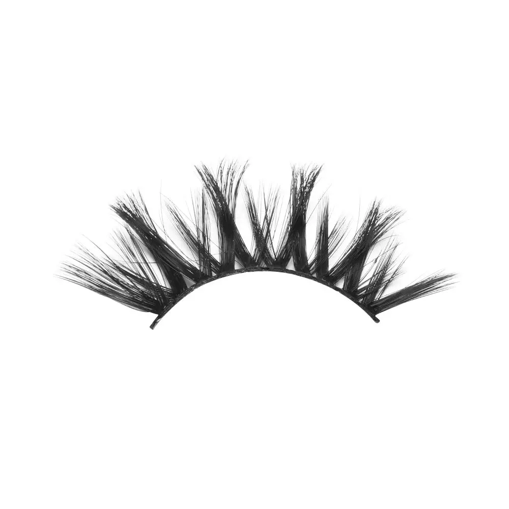 SKONHED 8ペア 女性用 ロング ナチュラル ウィスピーズ ふわふわ アイメイクツール まつげエクステ フルボリューム 厚めつけまつげ 3Dミンク