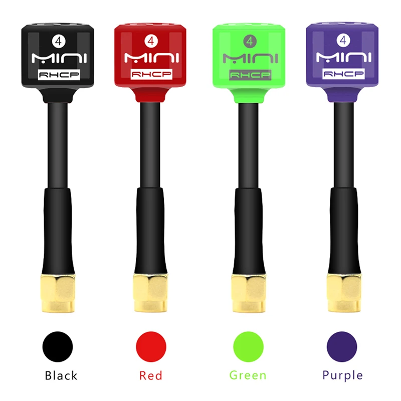 Lollipop 4 MINI Antenna RHCP ad alto guadagno 5.8G 2.8dBi SMA / RP-SMA / MMCX / UFL per RC FPV trasmettitore ricevitore Racing Drones DIY