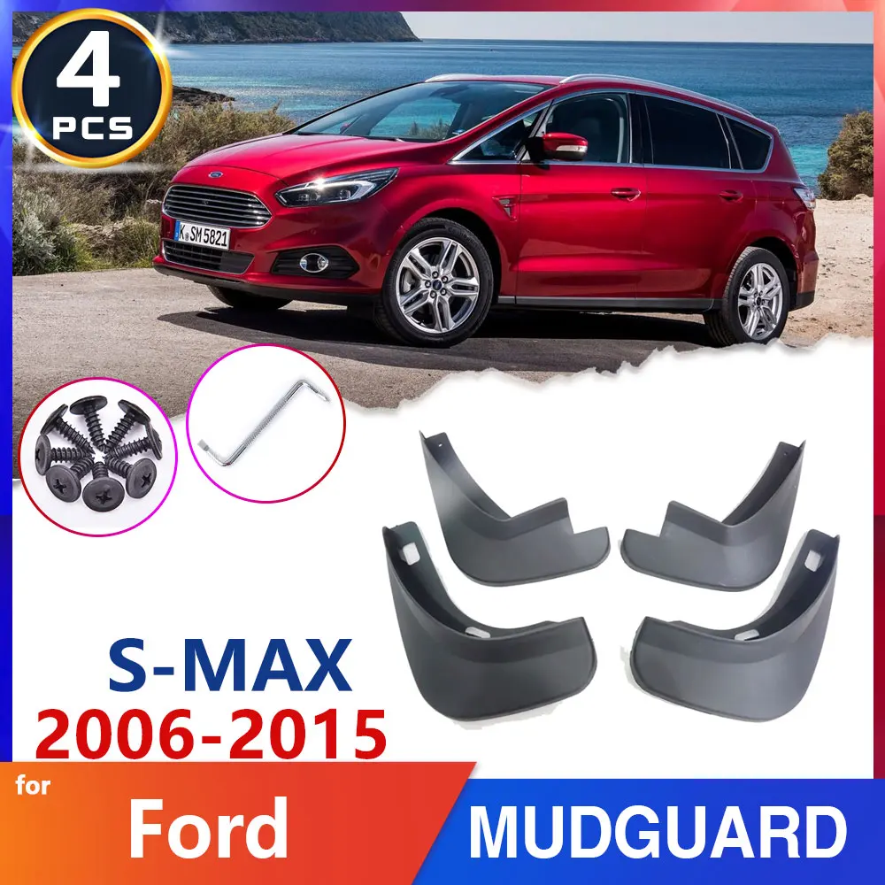 

Car Mudflaps Fender Mud Flap for Ford S-MAX S MAX SMAX 2006~2015 2013 2014 Mudguards Splash Guards Flaps Car Accessories Goods