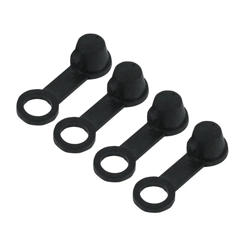 8pcs Rubber Replacement Part Brake Caliper Bleed Nipple Screw Dust Cap Cover Durable Universal Automotive Tools Car Accessories