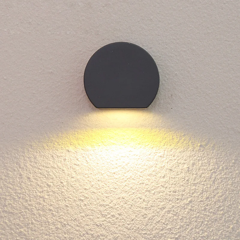 Outdoor Waterproof LED Wall Lamps AC85-265V Aluminum Courtyard Garden Porch Corridor Lights Retro Wall Lamp