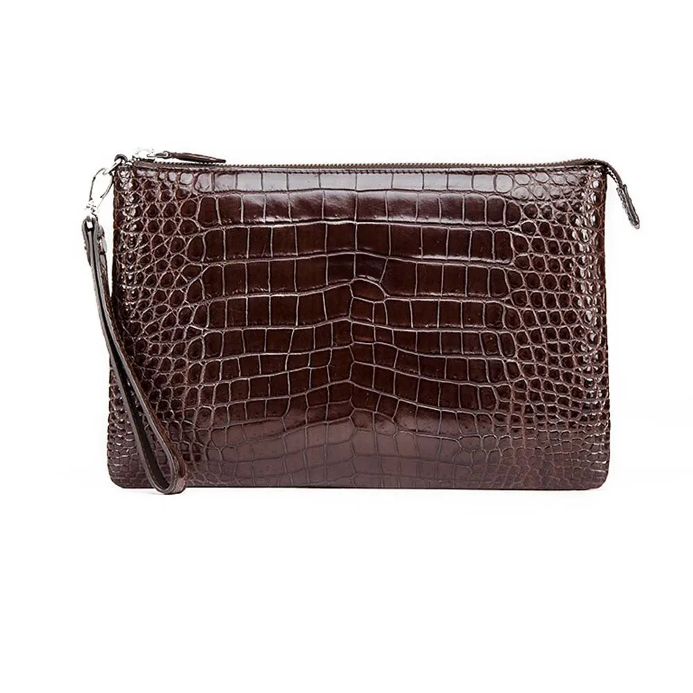 menggeka new crocodile  handbags  male Hand caught bag  leisure  business  contracted  manual  men envelope bag  Men clutch bags