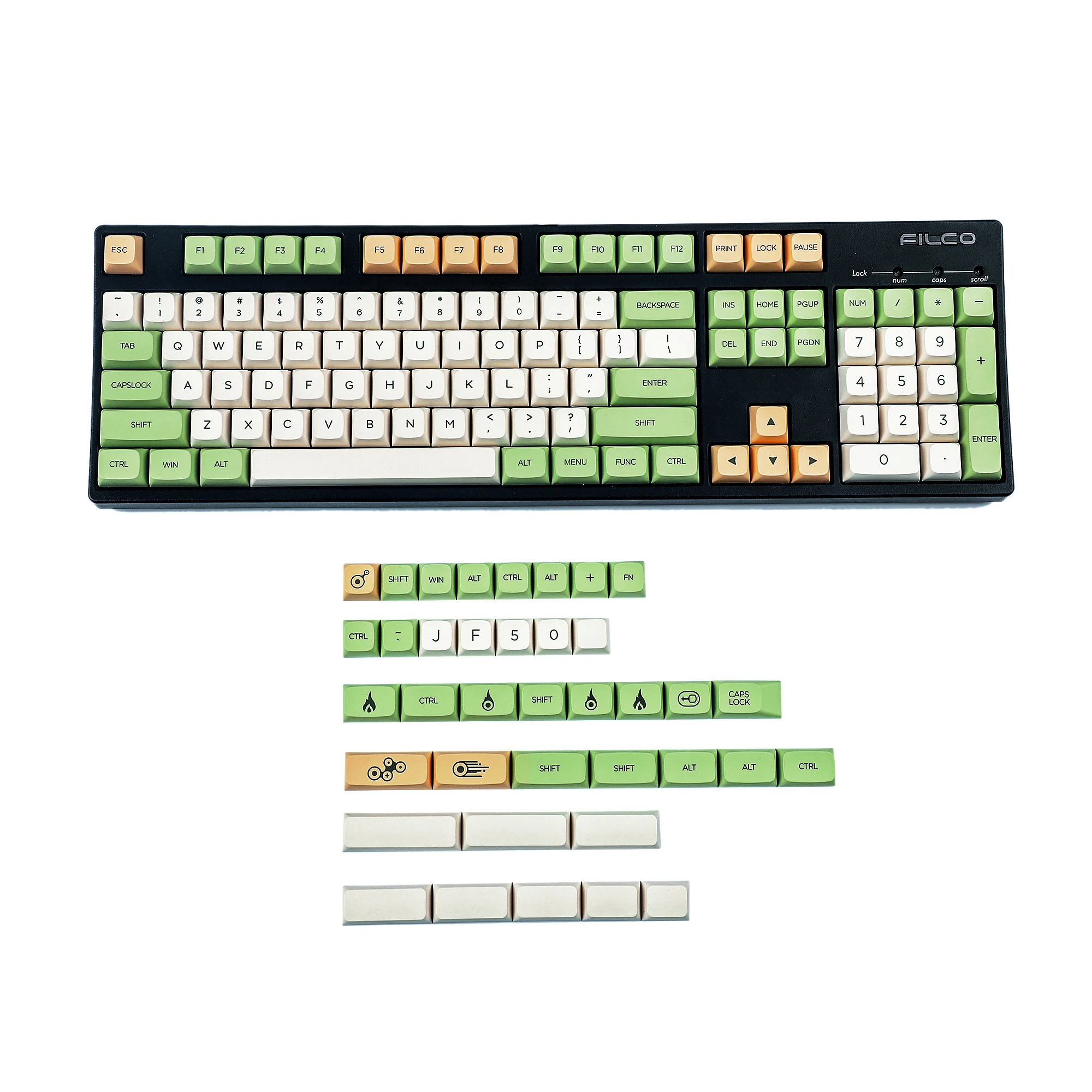 Retro PBT Custom Keycaps ZDA Similar to XDA Keycap Dye Sub For MX Split Keyboard 104 87 GK61 96 84 GK64 68 SP64 SP84 Key caps