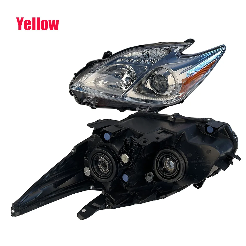 A Pair Car Headlight  For Toyota Prius 30 ZVW30 Headlamp with Lens 2009 2010 2011 2012 2013 2014 2015