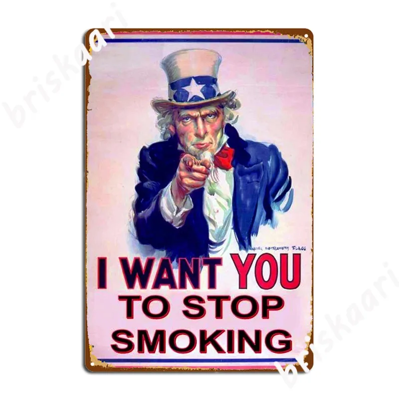 Stop Smoking Poster Metal Plaque Plaques Kitchen Vintage Cinema Living Room Tin sign Poster