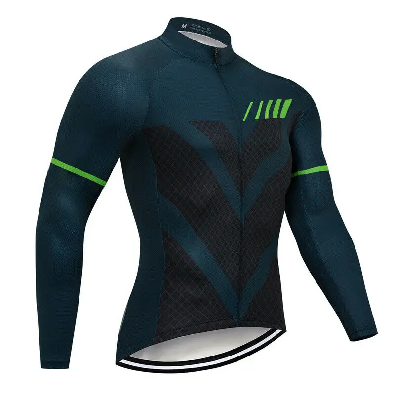 New Mountain Bike Triathlon Long Sleeve Ultraviolet-Proof Breathable Tight Fitting Jersey Suit Cycling Clothes With Pocket