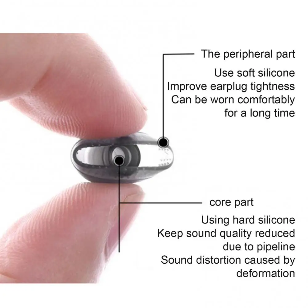 MDR EX750BT 무선 이어폰용 이어 패드, 실리콘 이어 캡, 이어폰 케이스, 이어패드, 이어팁, 1 쌍