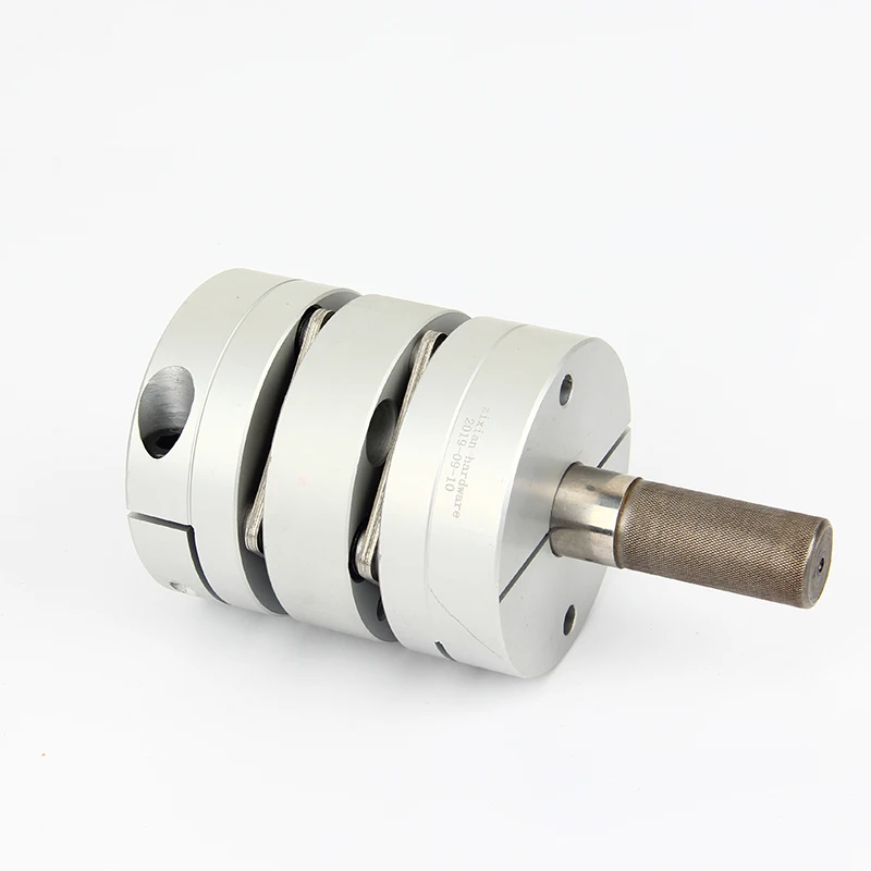 D19L28 Shaft Coupler Connector Double Diaphragm Coupling Aluminum Connector Alloy Flexible Diaphragm Laminated Servo Motor Screw