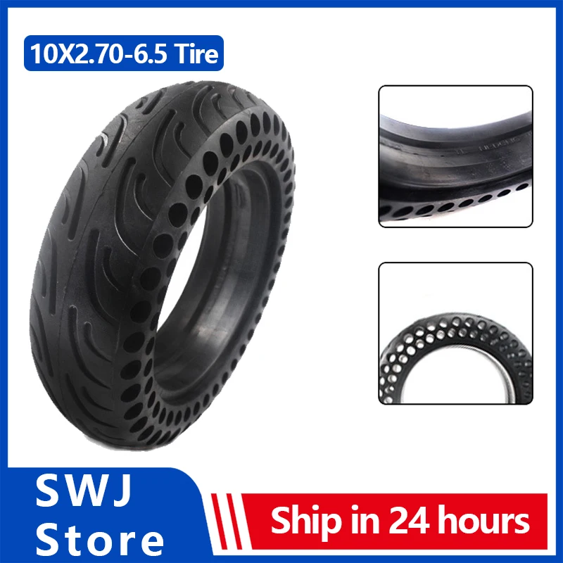 10 Inch 10X2.75-6.5 Vacuum Tyre 10X2.75-6.5 Widen Tubeless Tire For Speedway 5 Dualtron 3 Scooter Tires