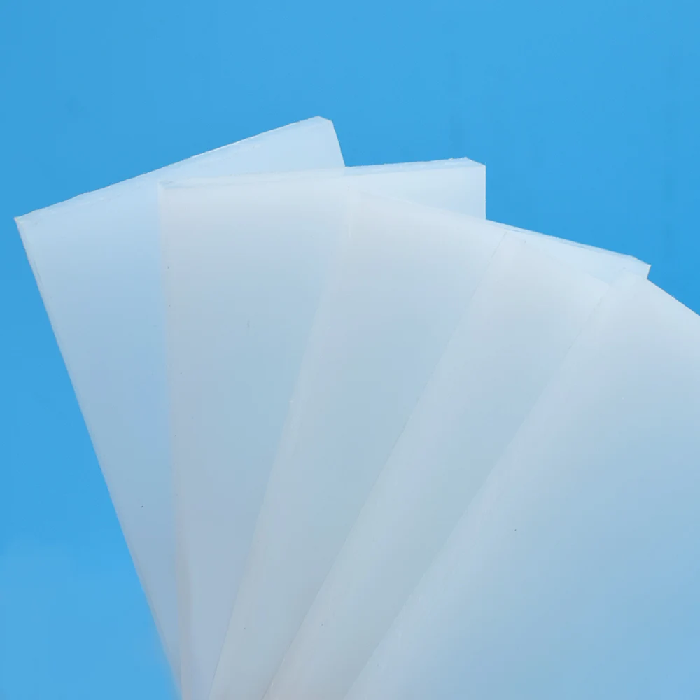 5*10cm Rectangle thickness 8mm Polypropylene board plastic Sheet for hammer Pad Accessories planar Tools diy craft supplies