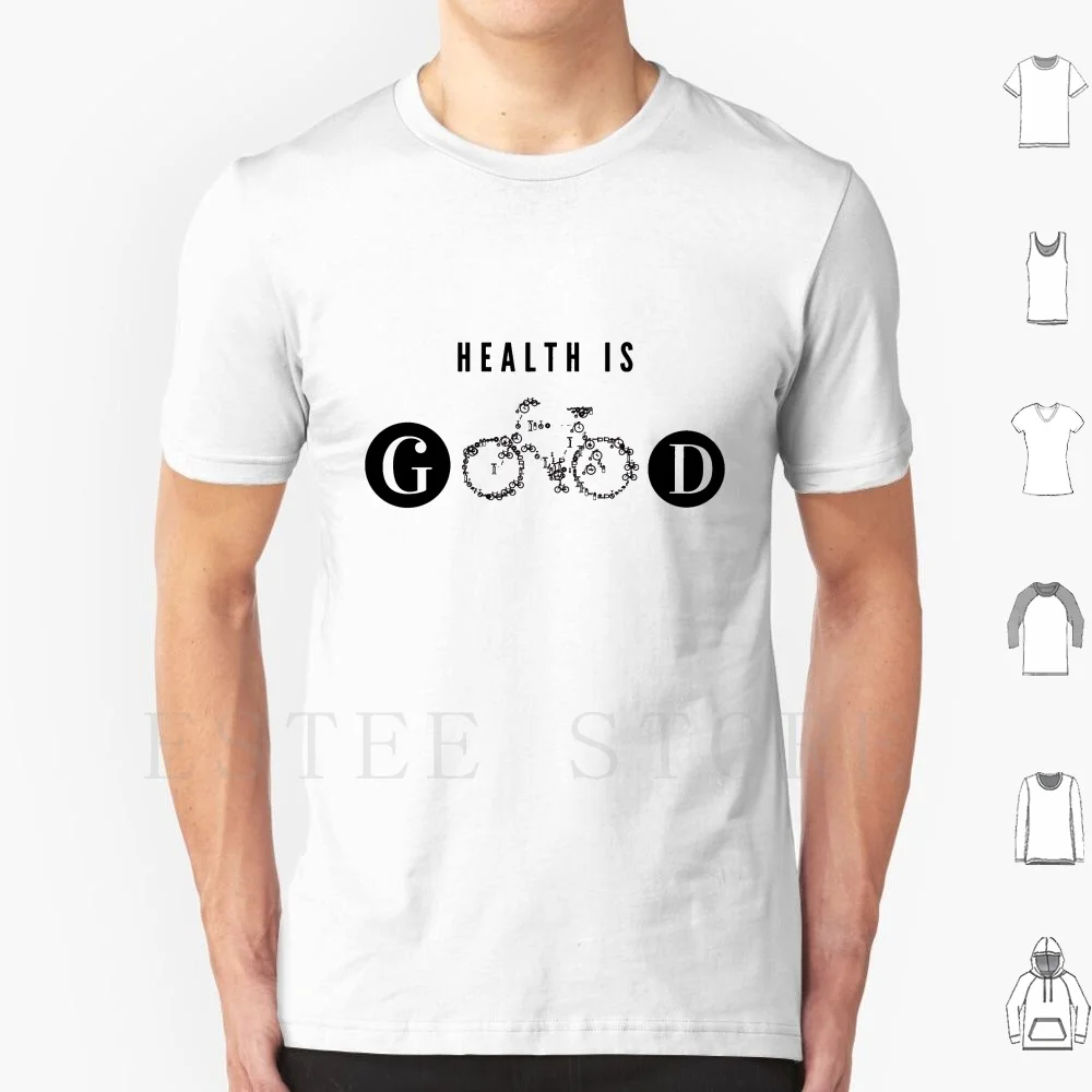 Health Is Good T Shirt Print Cotton Cycling Bicycle Cycologist Dont Hate Meditate Act Right Today Actrighttoday Dont Hate