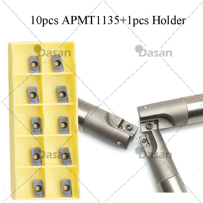 BAP300R C10  C12  C14 C16 C20 APMT1135 CNC Carbide Inserts Indexable CNC End Mill Holder cnc Milling Cutter Set