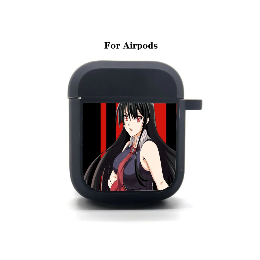 Anime Akame ga KILL! AirPods 2 case Cover Apple AirPods 2 Earphone bag Soft Silicone Bluetooth Protective Earphone Case